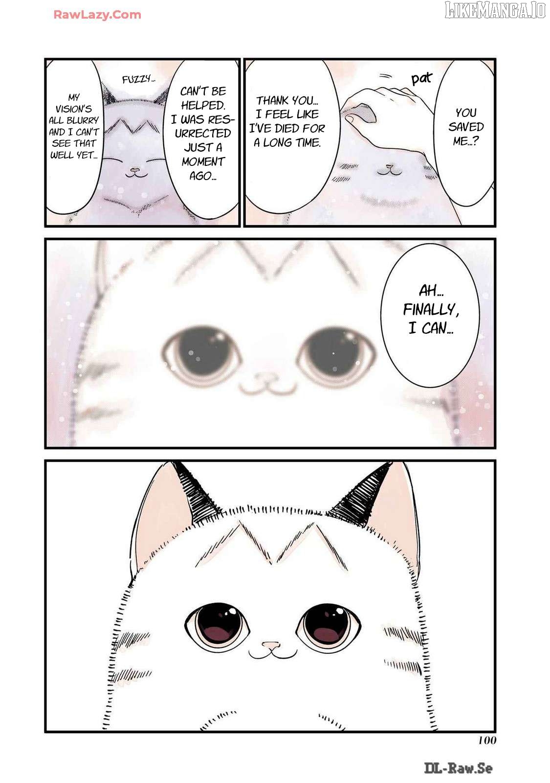 A story about a cat reincarnated in a different world where there are no cats. Chapter 23 - page 2
