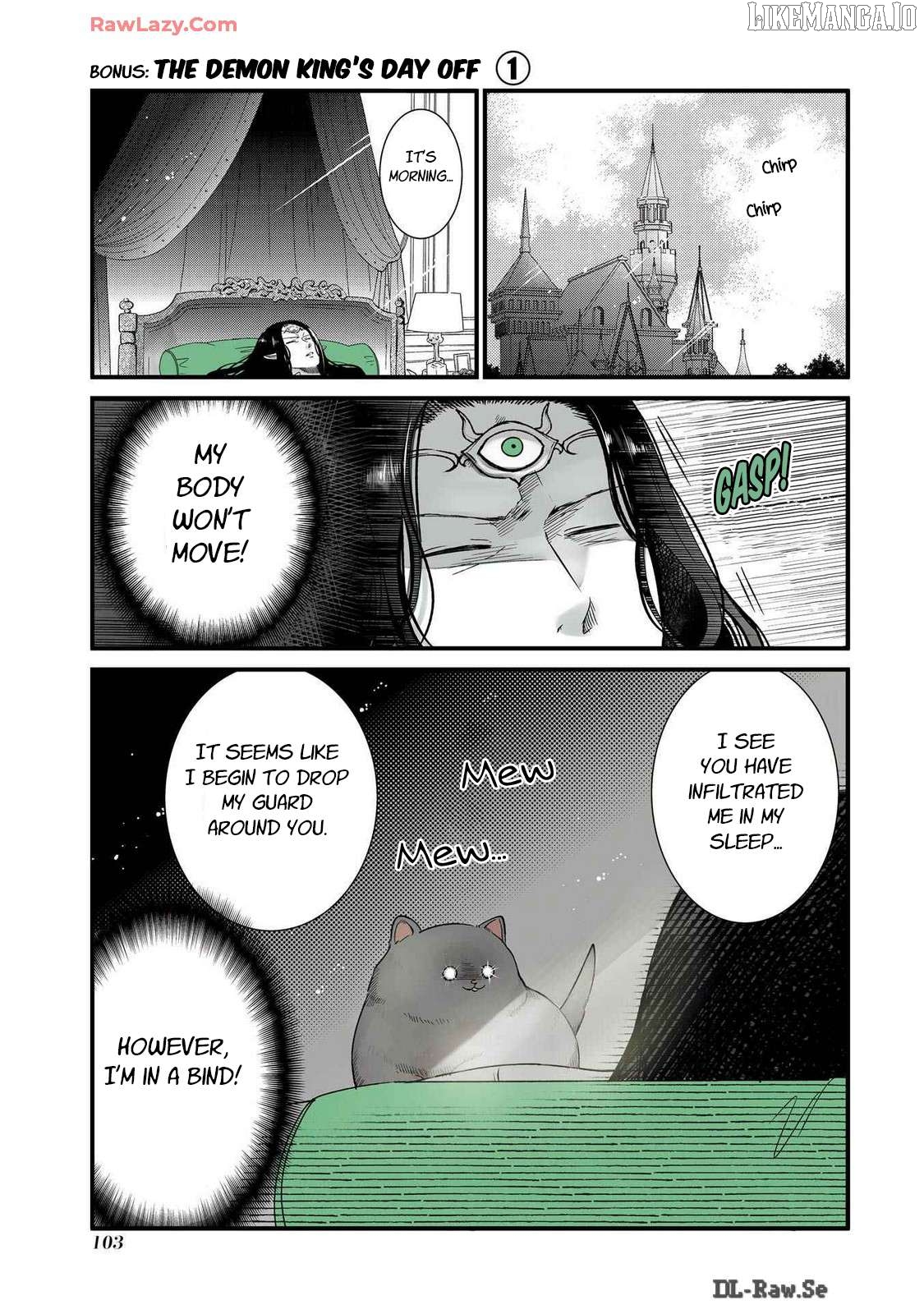 A story about a cat reincarnated in a different world where there are no cats. Chapter 23.5 - page 1