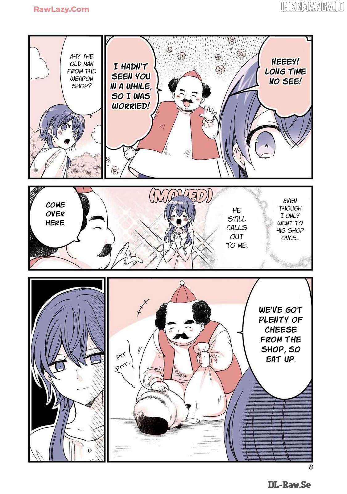 A story about a cat reincarnated in a different world where there are no cats. Chapter 25 - page 2