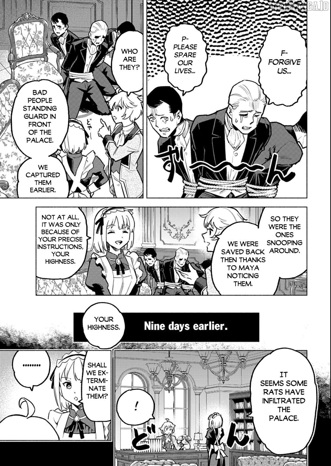 Tada no Murabito no Boku ga, Sanbyakunen Mae no Boukun Ouji ni Tensei Shiteshimaimashita: Zensei no Chishiki de Ansatsu Flag o Kaihi Shite, Odayaka ni Ikinokorimasu Chapter 10.1 - page 6