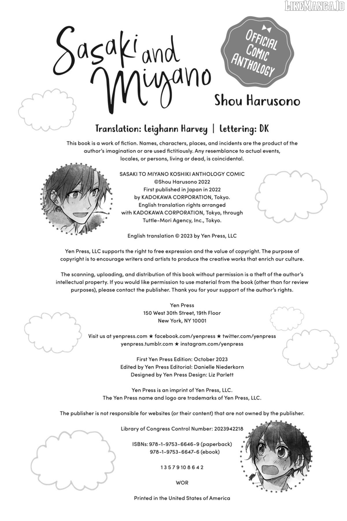 Sasaki and Miyano: Official Anthology Chapter 17 - page 12