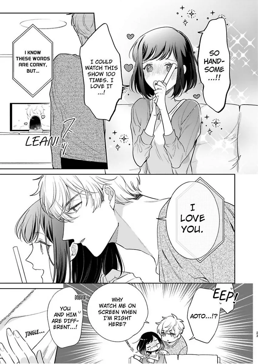 Oshi ga Office no Douryou ni!? - Fansa wa Oku Iki! 0.01mm de Nando mo Tsukarete Mitchaku Zetchou Chapter 5 - page 24