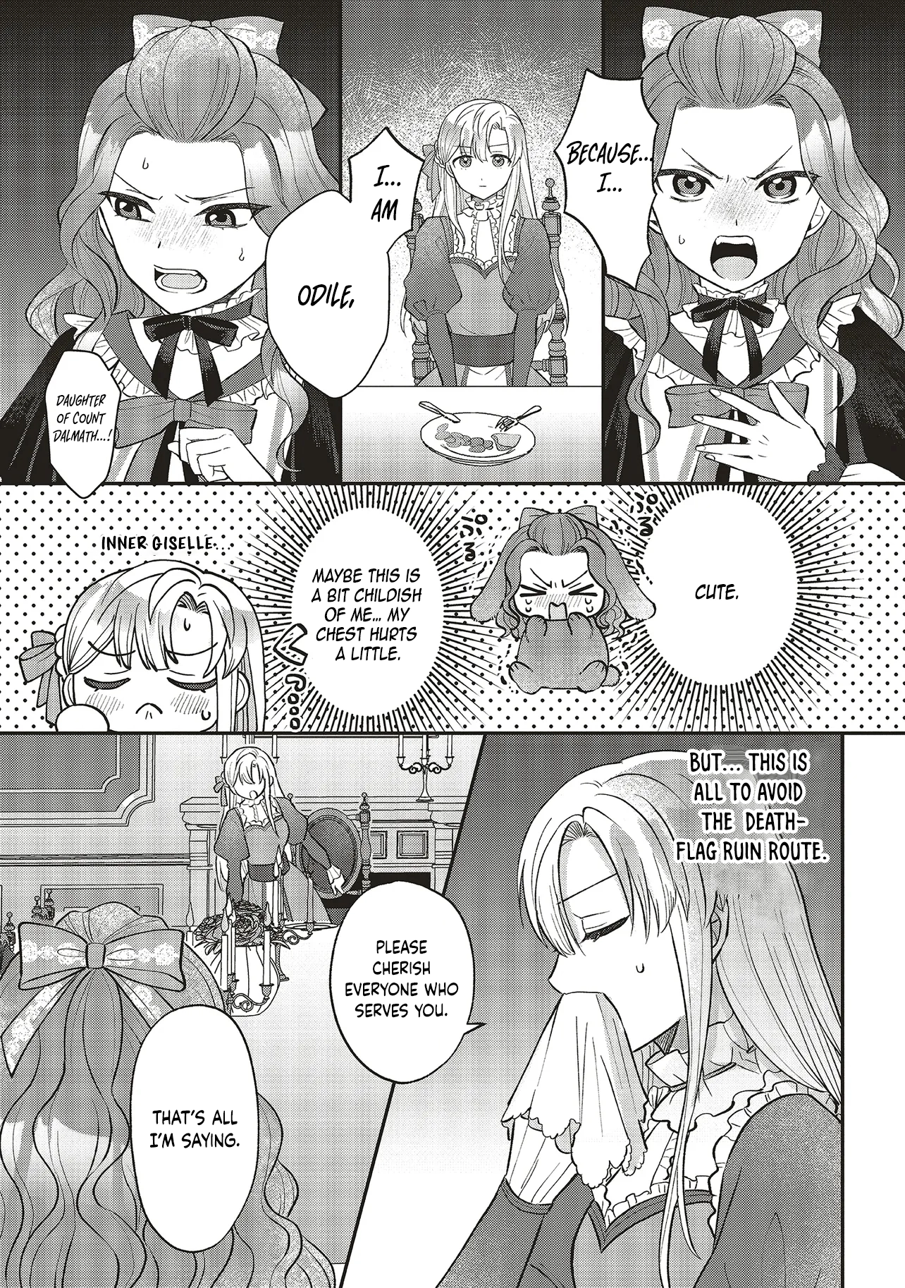 Akuyaku Reijou no Ane desu ga Mob de Ii no de Shinitakunai Chapter 1 - page 34