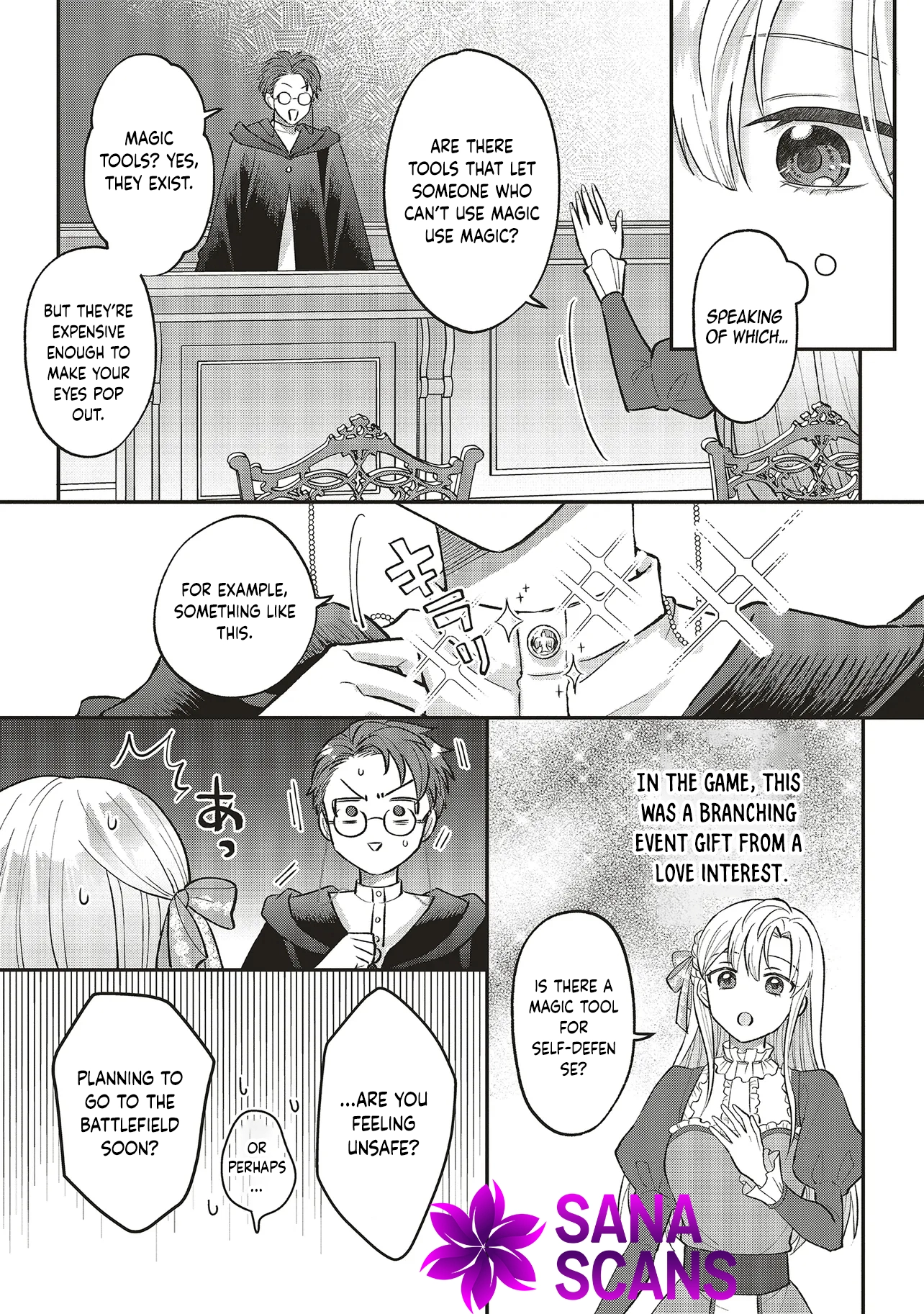 Akuyaku Reijou no Ane desu ga Mob de Ii no de Shinitakunai Chapter 1 - page 44