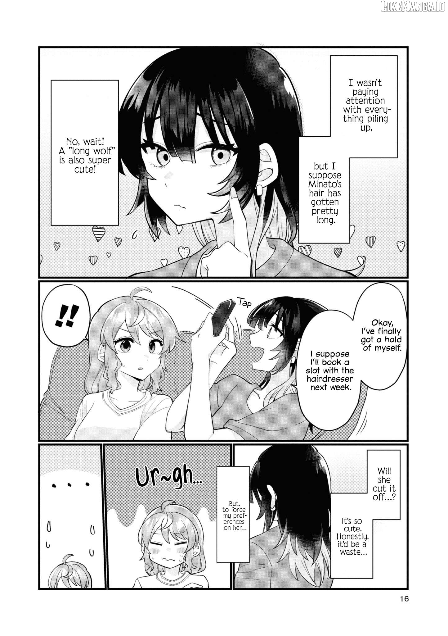 Koharu To Minato: Watashi No Partner Wa Onna No Ko Chapter 12 - page 2