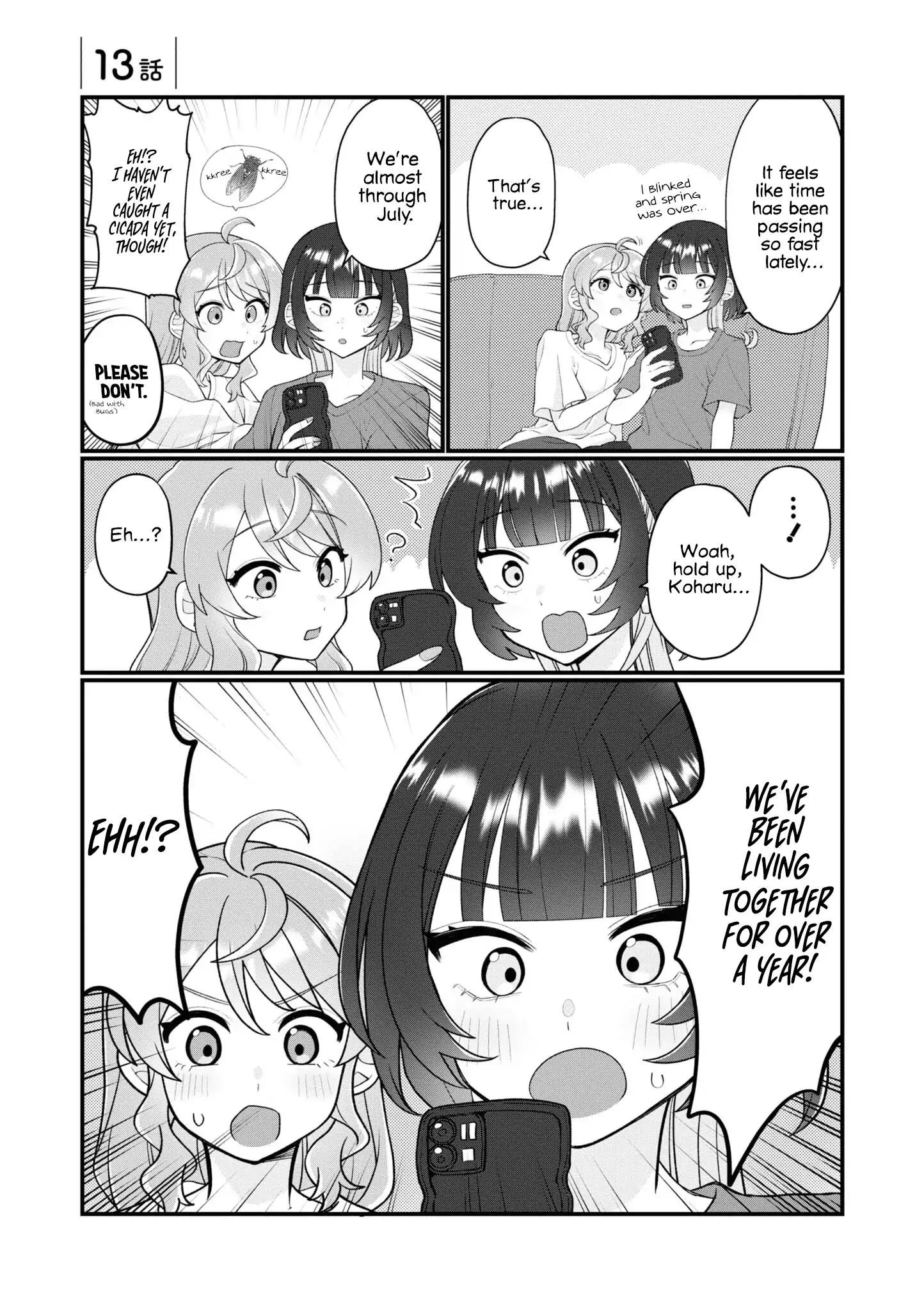 Koharu To Minato: Watashi No Partner Wa Onna No Ko Chapter 13 - page 1