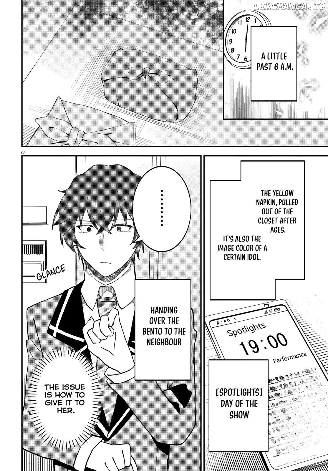 Ore no Haitoku Meshi wo Onedari Sezu ni Irarenai, Otonari no Top Idol-sama Chapter 10 - page 3