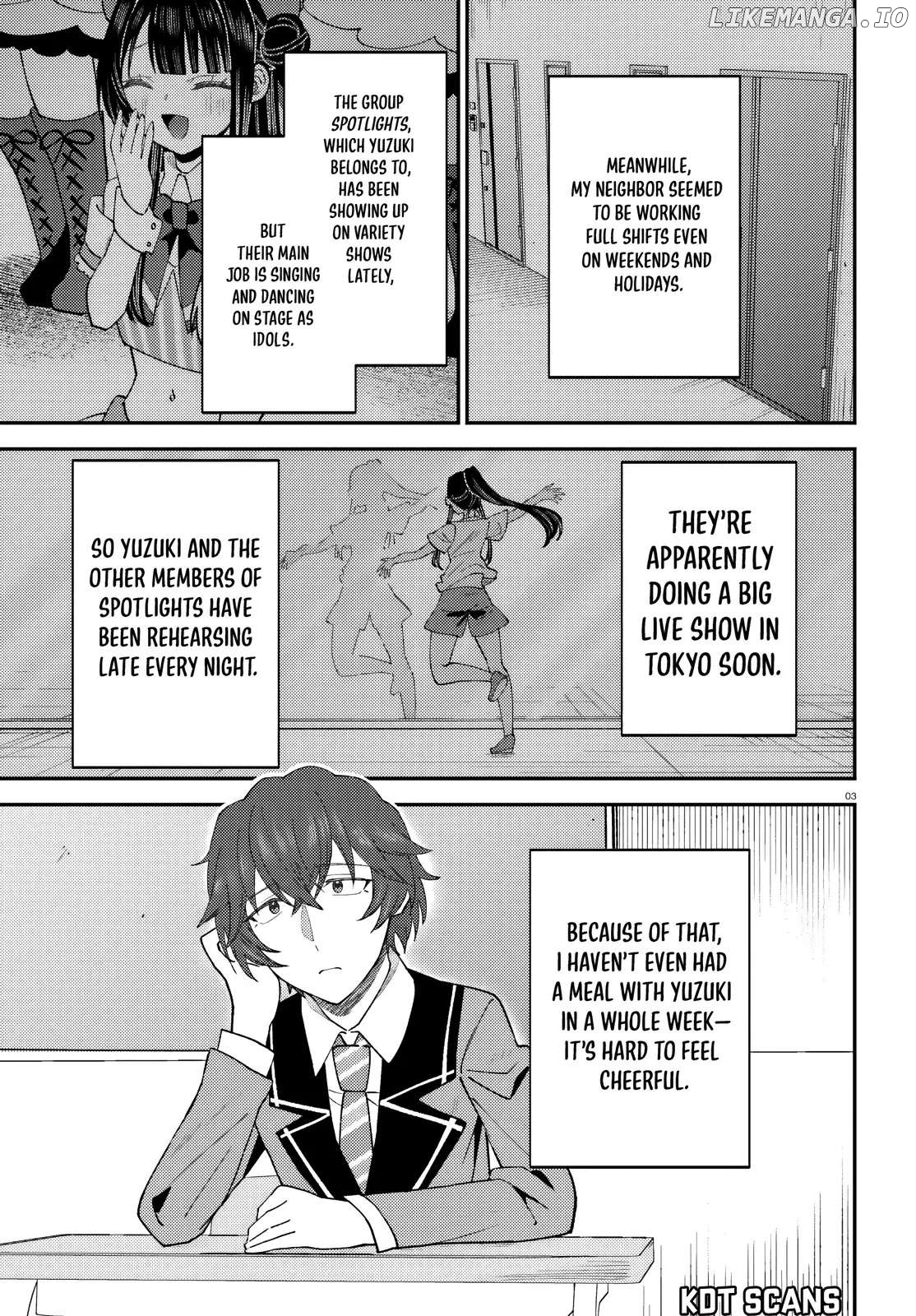 Ore no Haitoku Meshi wo Onedari Sezu ni Irarenai, Otonari no Top Idol-sama Chapter 9 - page 4