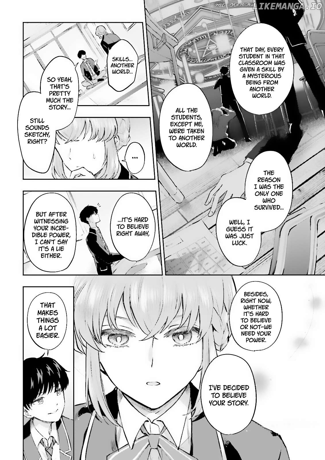 Classmate wa Isekai de Yuusha ni Natta kedo, Ore dake Gendai Nihon ni Okizari ni Narimashita Chapter 9 - page 8