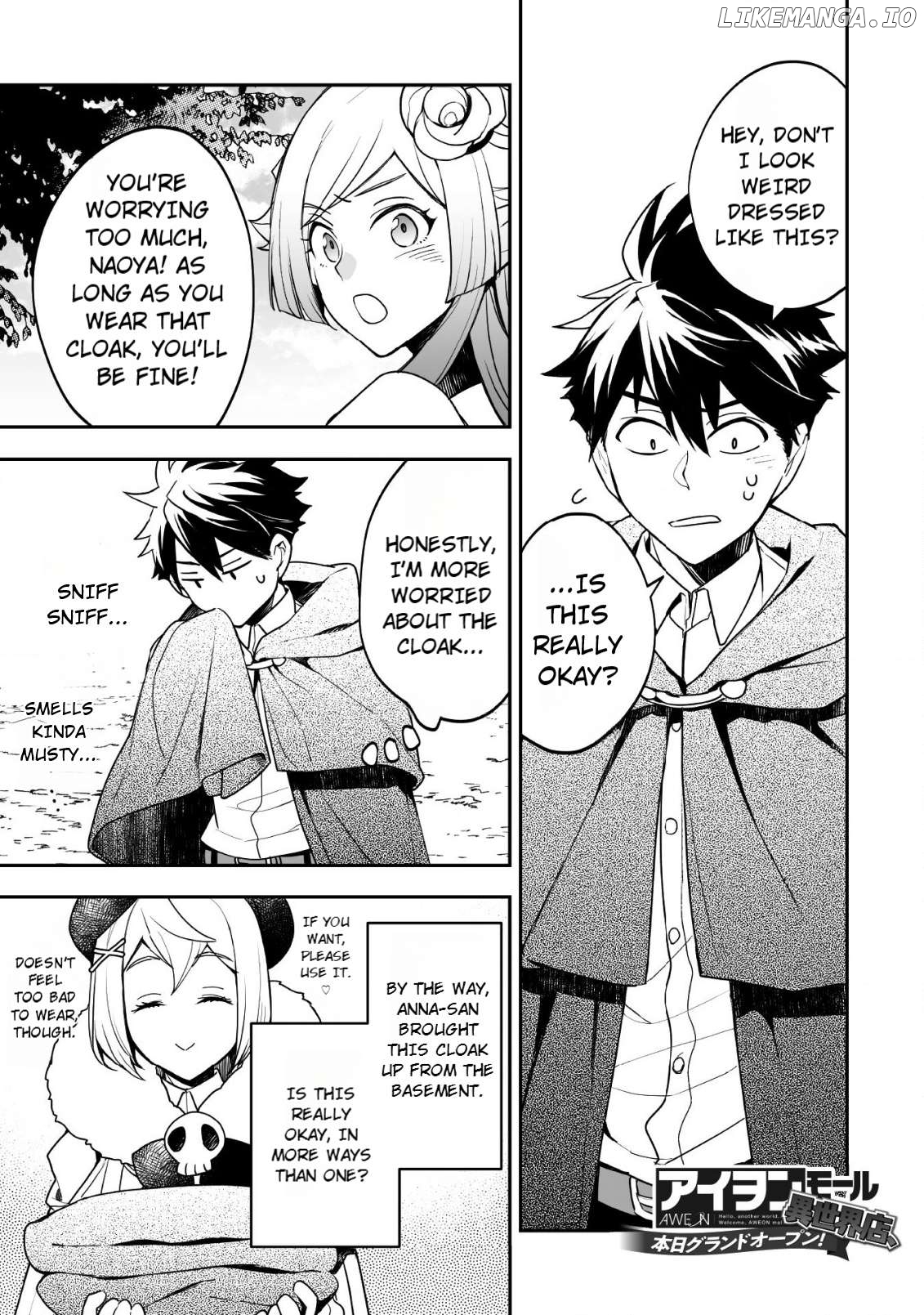 AWEON Mall Isekai, Grand Opening Today! THE COMIC Chapter 5 - page 2