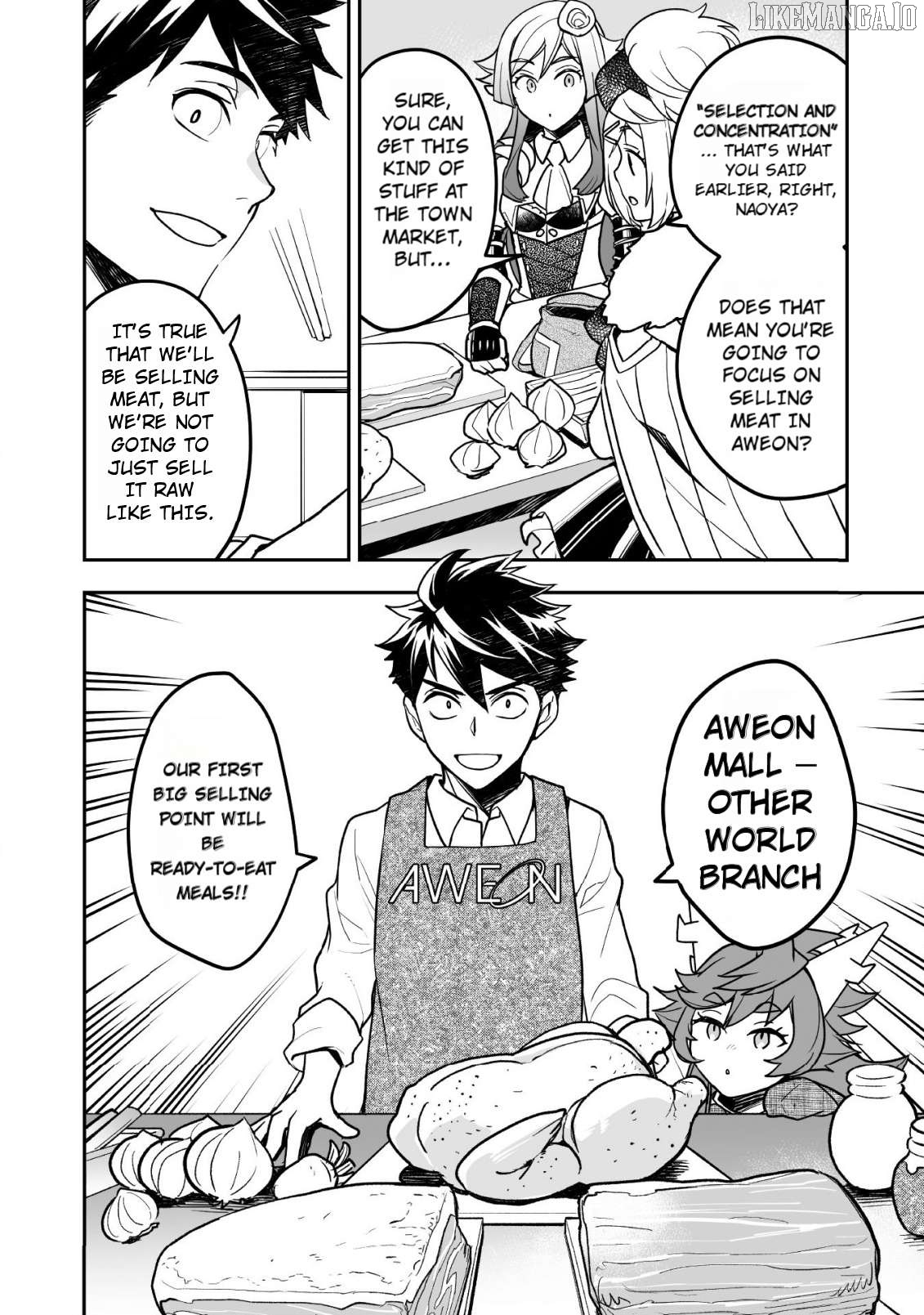 AWEON Mall Isekai, Grand Opening Today! THE COMIC Chapter 8 - page 14