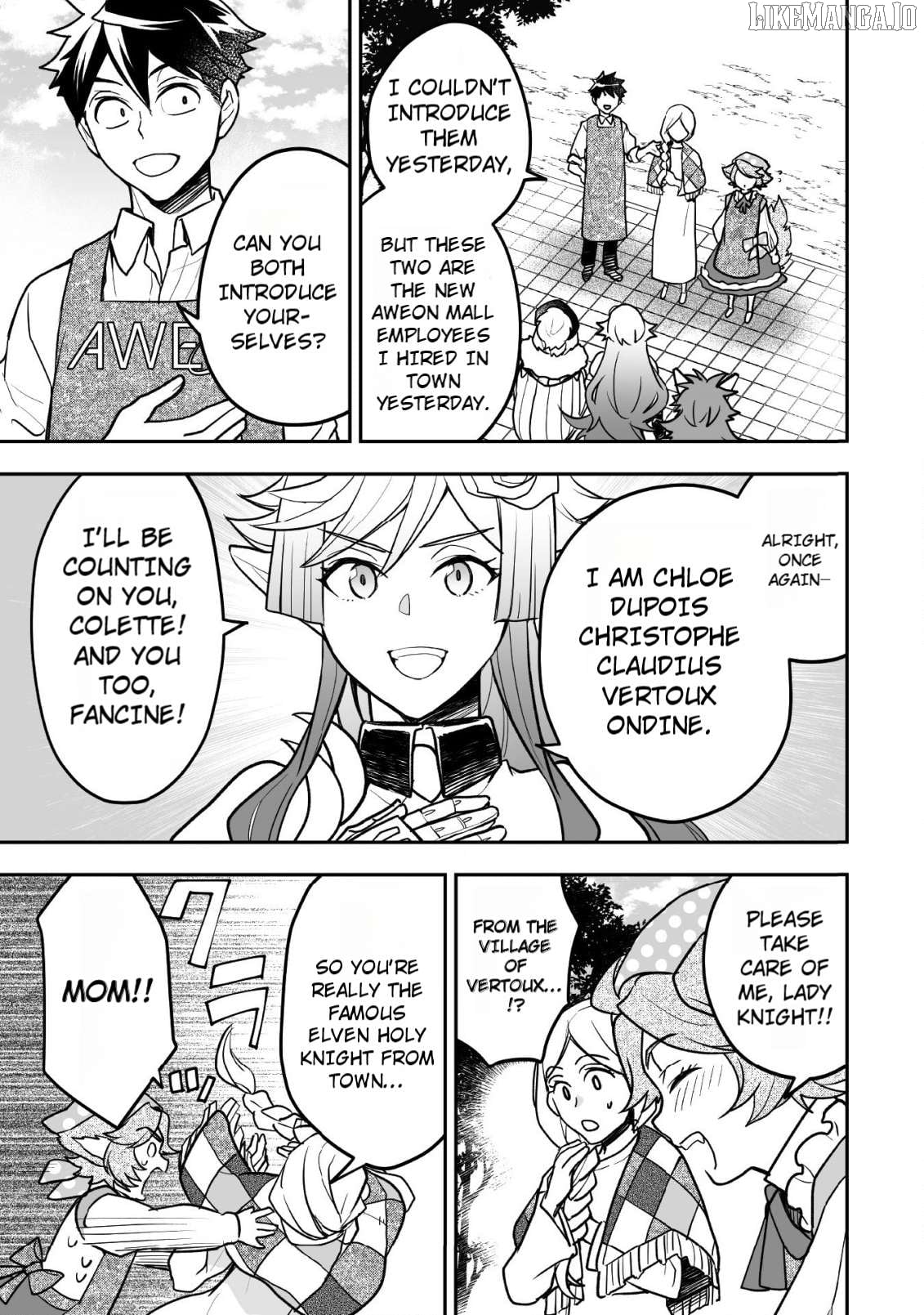 AWEON Mall Isekai, Grand Opening Today! THE COMIC Chapter 8 - page 4
