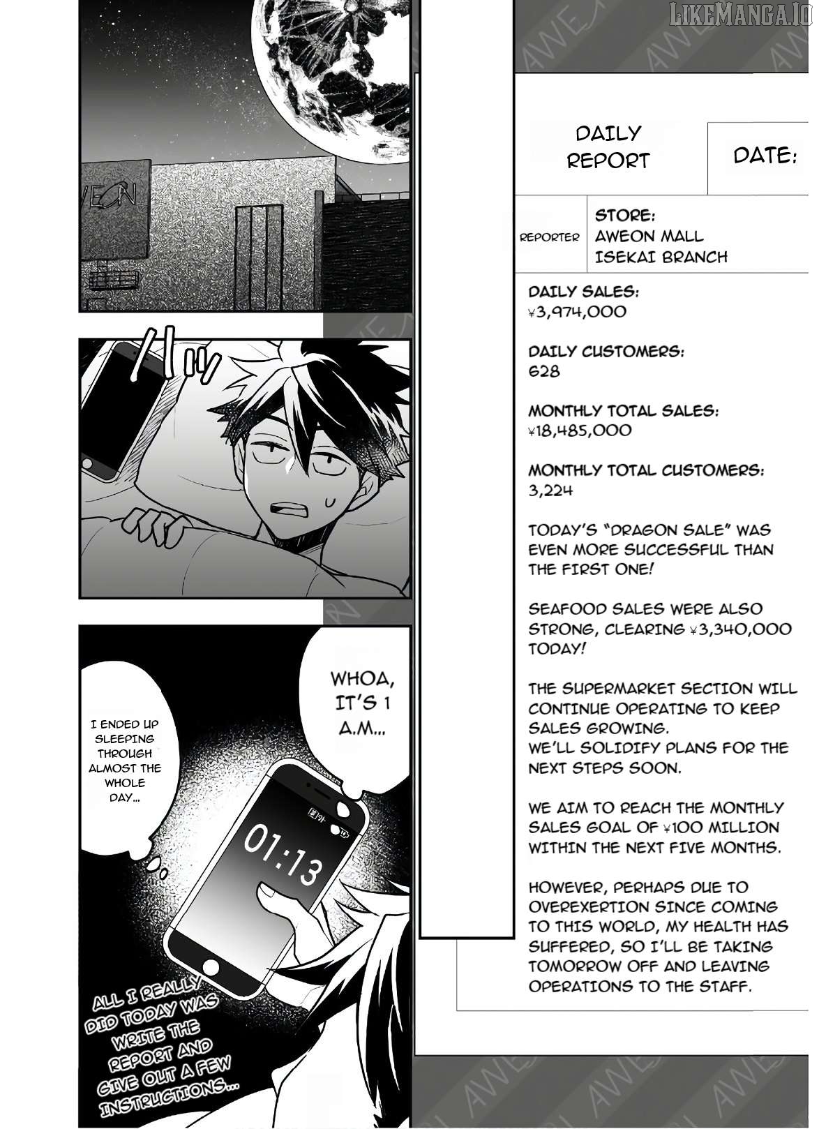 AWEON Mall Isekai, Grand Opening Today! THE COMIC Chapter 19 - page 30
