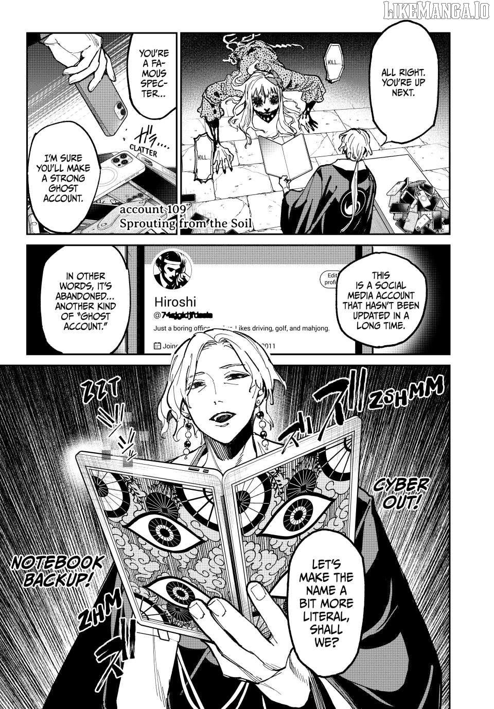 Dead account Chapter 109 - page 1