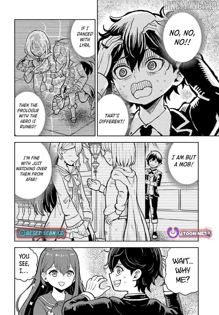I was reincarnated as the villain with evil eyes, so I aim to be a mob character Chapter 9.2 - page 2