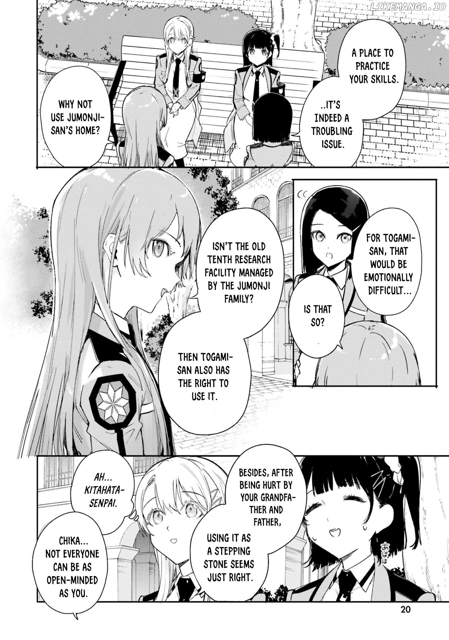 Shin Mahouka Koukou no Rettousei: Cygnus no Otome-tachi Chapter 10 - page 22