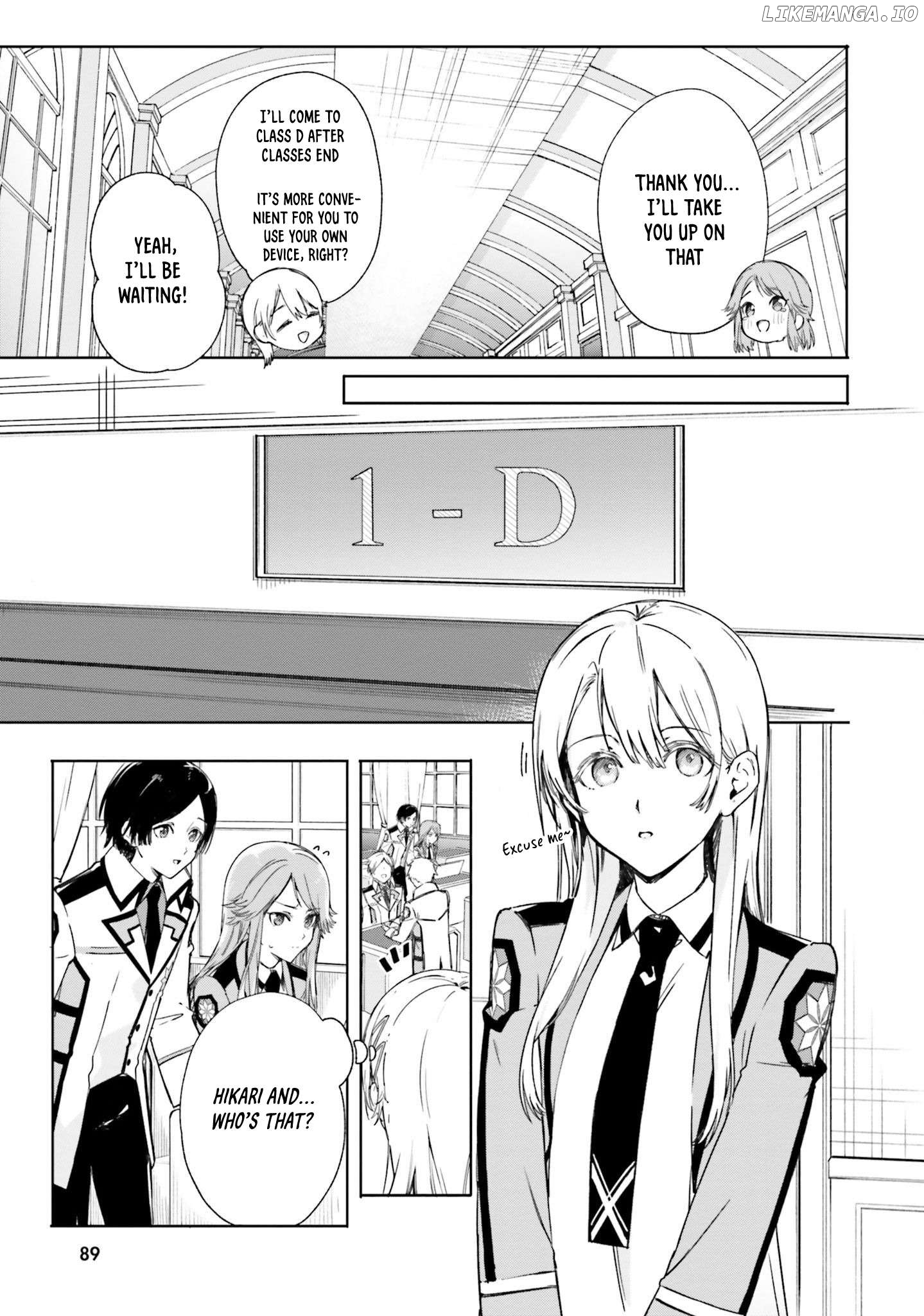Shin Mahouka Koukou no Rettousei: Cygnus no Otome-tachi Chapter 14 - page 7
