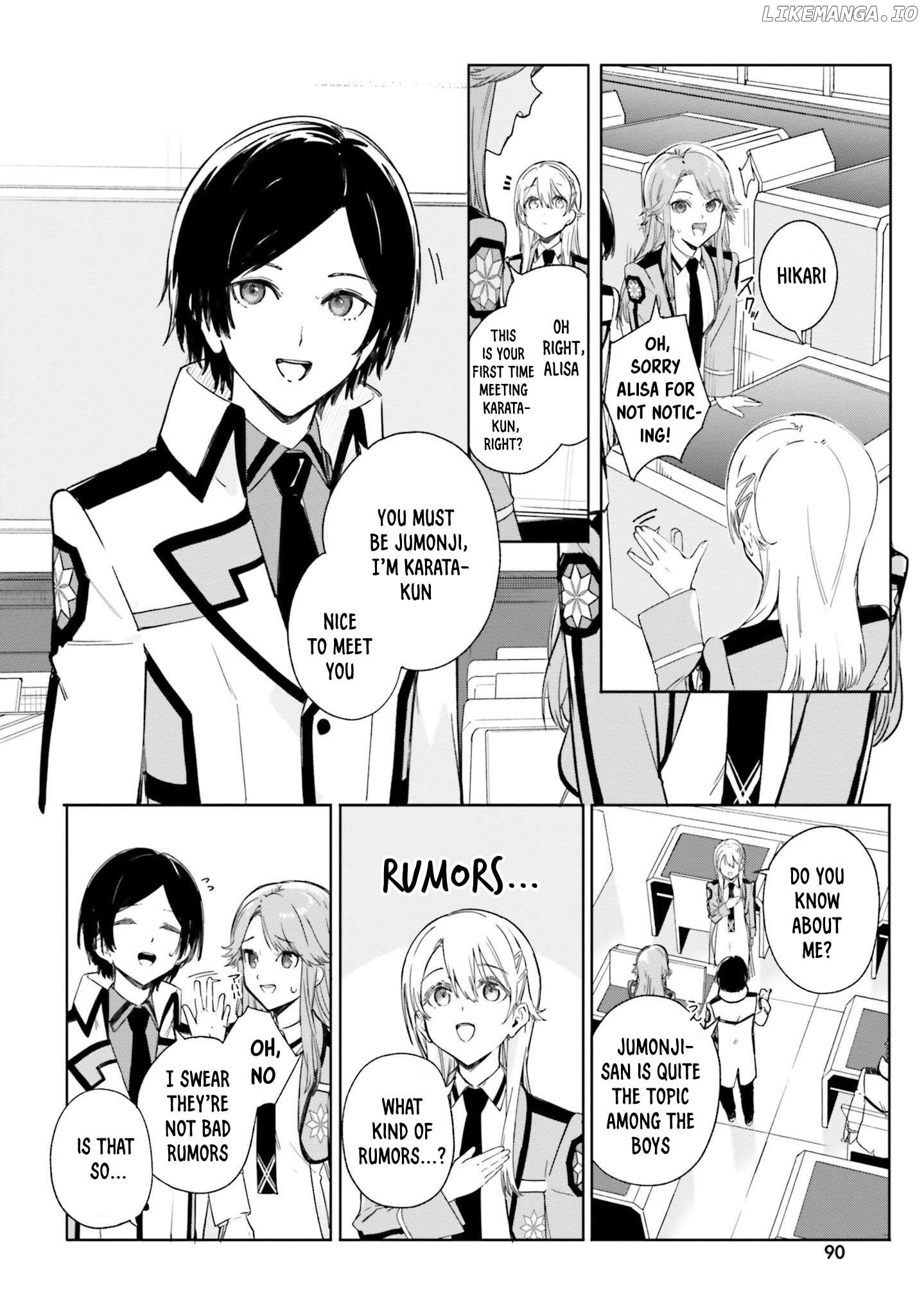 Shin Mahouka Koukou no Rettousei: Cygnus no Otome-tachi Chapter 14 - page 8