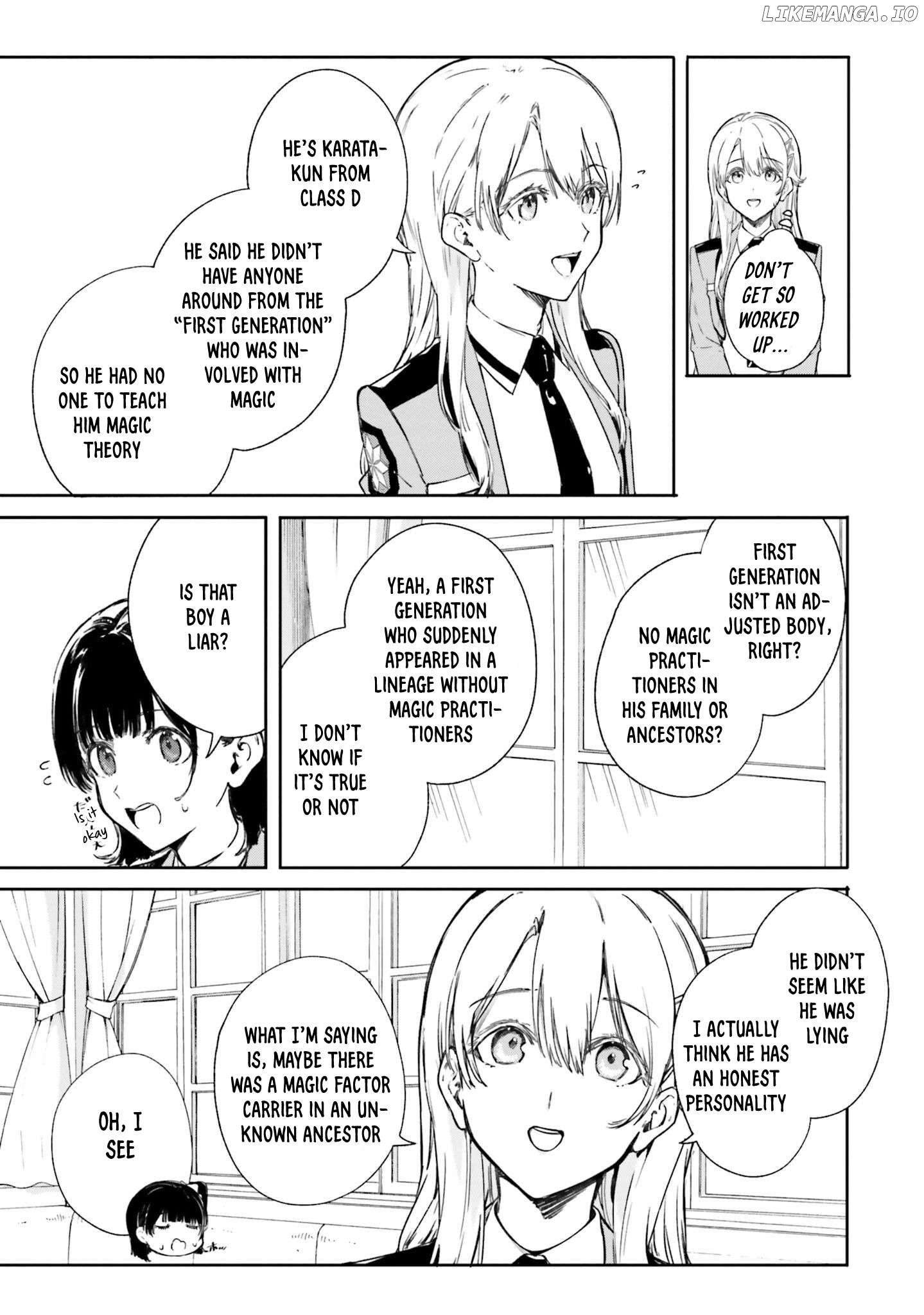 Shin Mahouka Koukou no Rettousei: Cygnus no Otome-tachi Chapter 15 - page 7