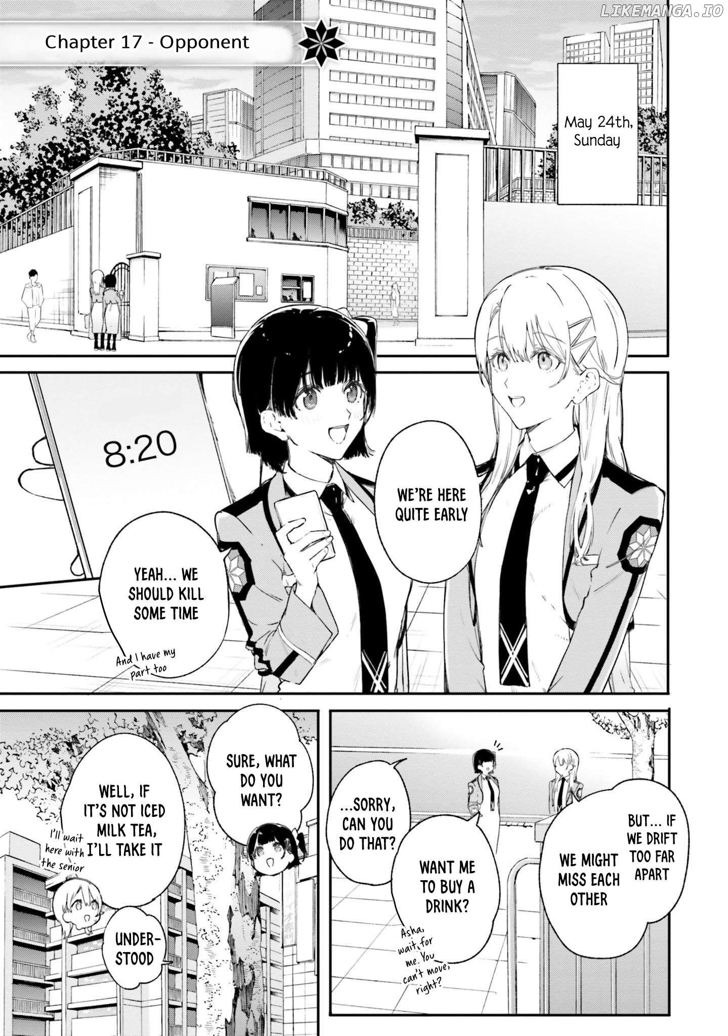 Shin Mahouka Koukou no Rettousei: Cygnus no Otome-tachi Chapter 17 - page 1