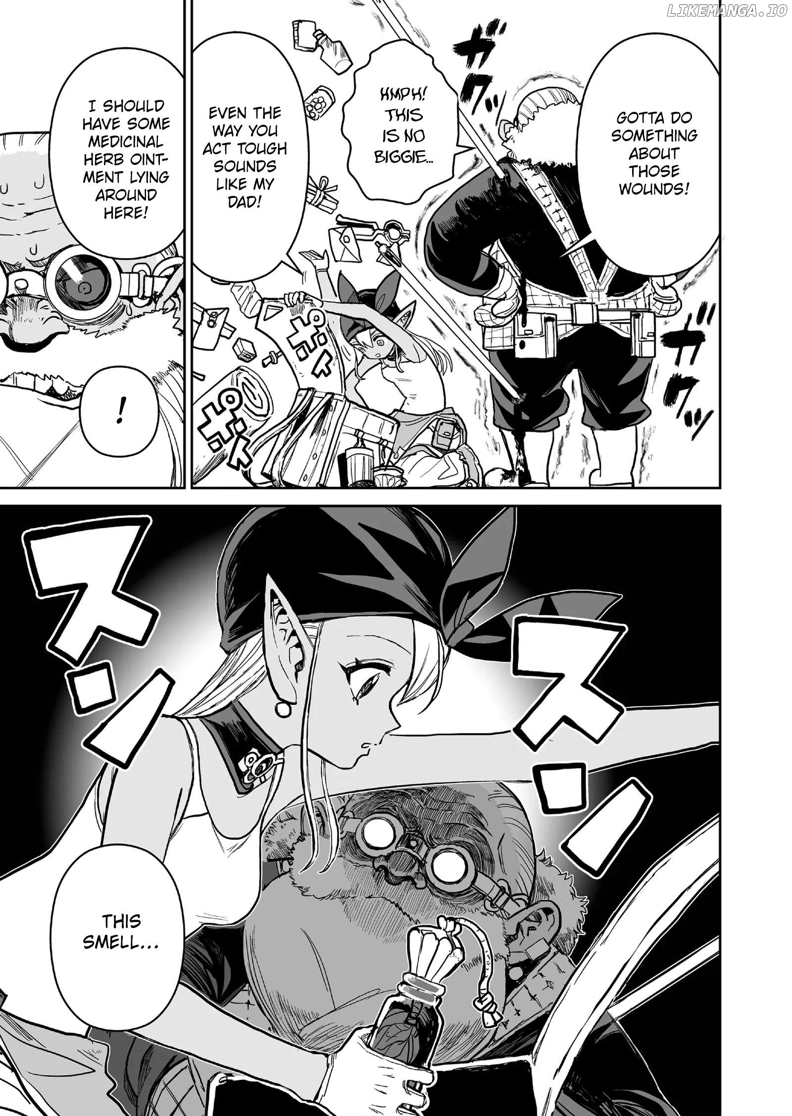 Abandoned: The Hero Who's So Strong He Breaks Every Weapon and The Elf Blacksmith Chapter 15 - page 3