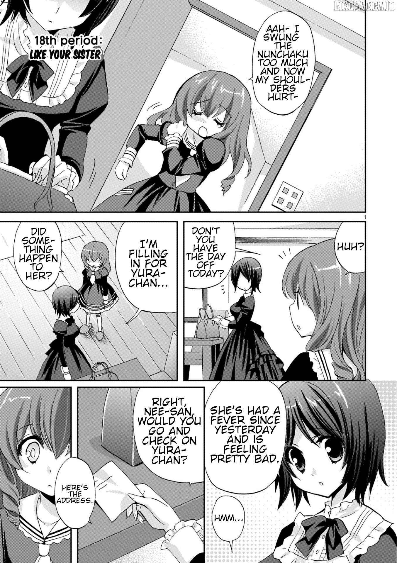 Musashinosen no Shimai Chapter 18 - page 1