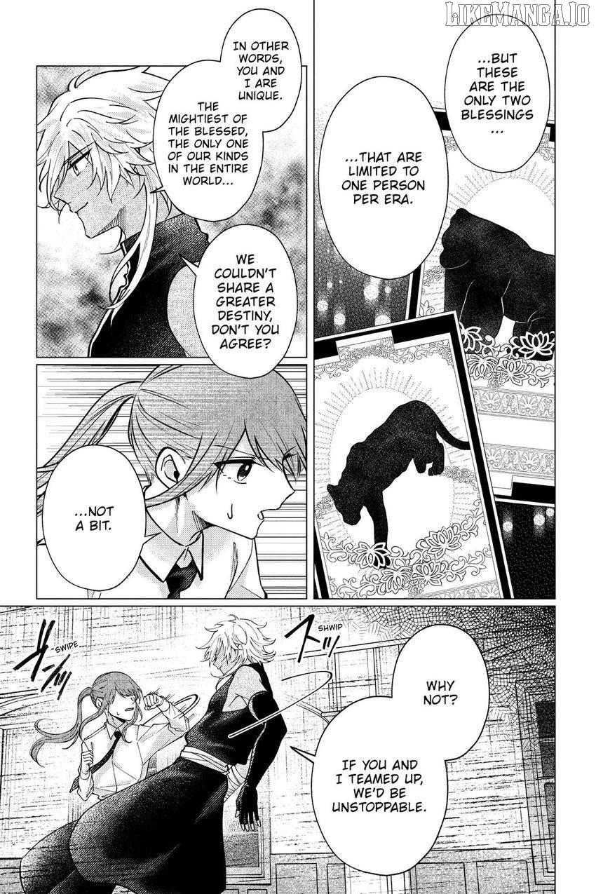 The young lady, who was blessed by the Gorilla God, is adored in the Royal Knight Order. Chapter 17 - page 14