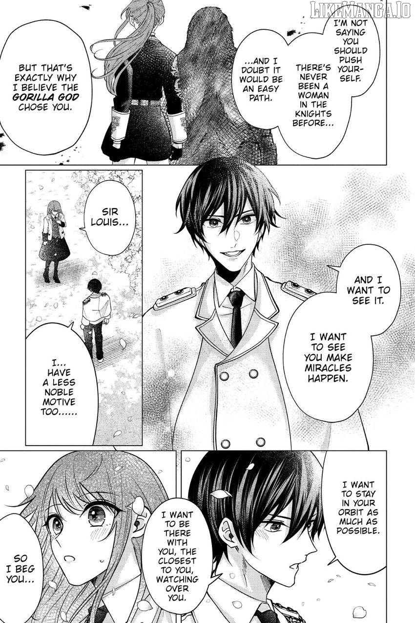 The young lady, who was blessed by the Gorilla God, is adored in the Royal Knight Order. Chapter 18 - page 26