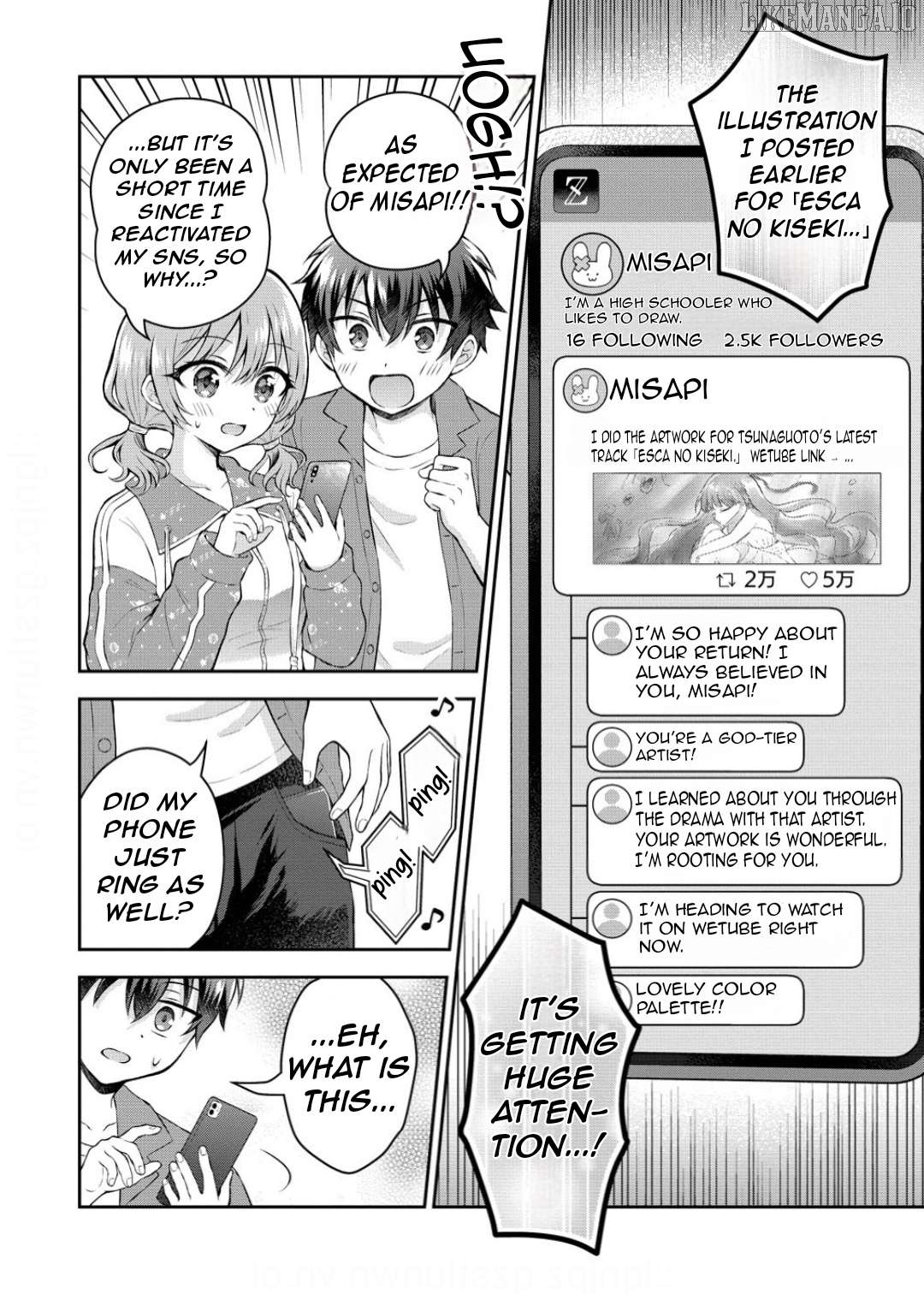 Tonari no Seki no Inkya Joshi ga Oshi Utai Datta ~Ore no Kyoku wo Uttatekure!~ Chapter 12 - page 21