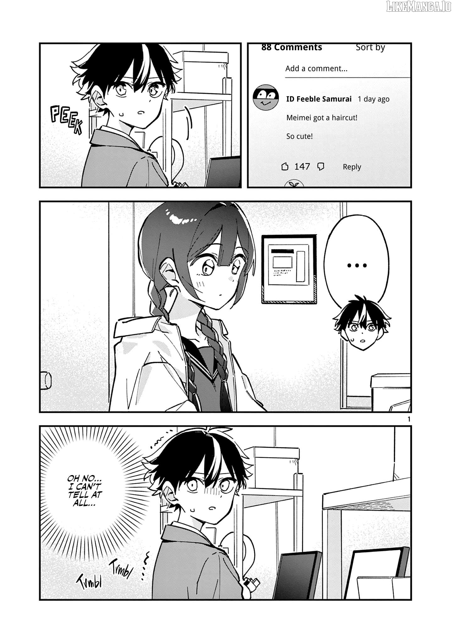 After School, We Wander in Space. Chapter 21 - page 1