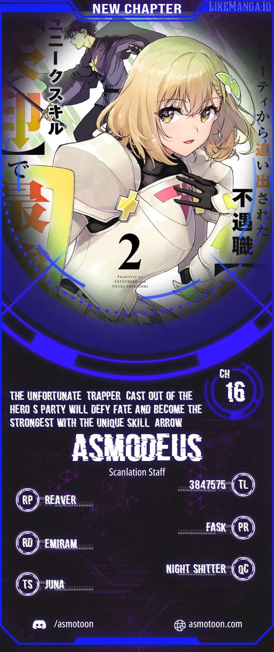 The Unfortunate 'Trapper' Cast Out of the Hero’s Party Will Defy Fate and Become the Strongest with the Unique Skill 'Arrow' Chapter 16 - page 1