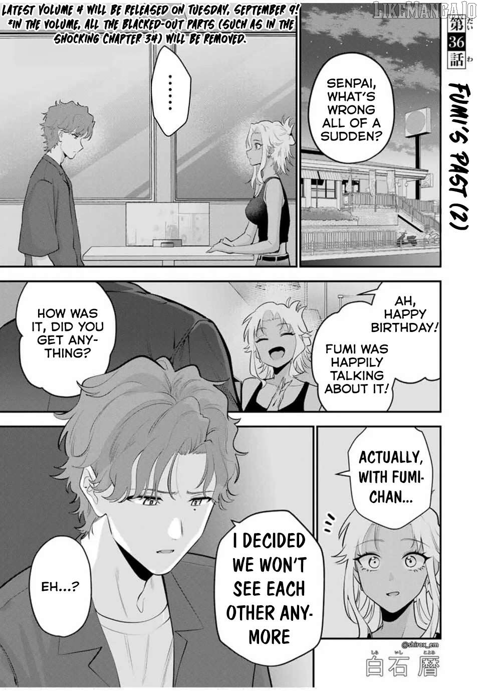 Oyasumi Fumi-san Chapter 36 - page 2