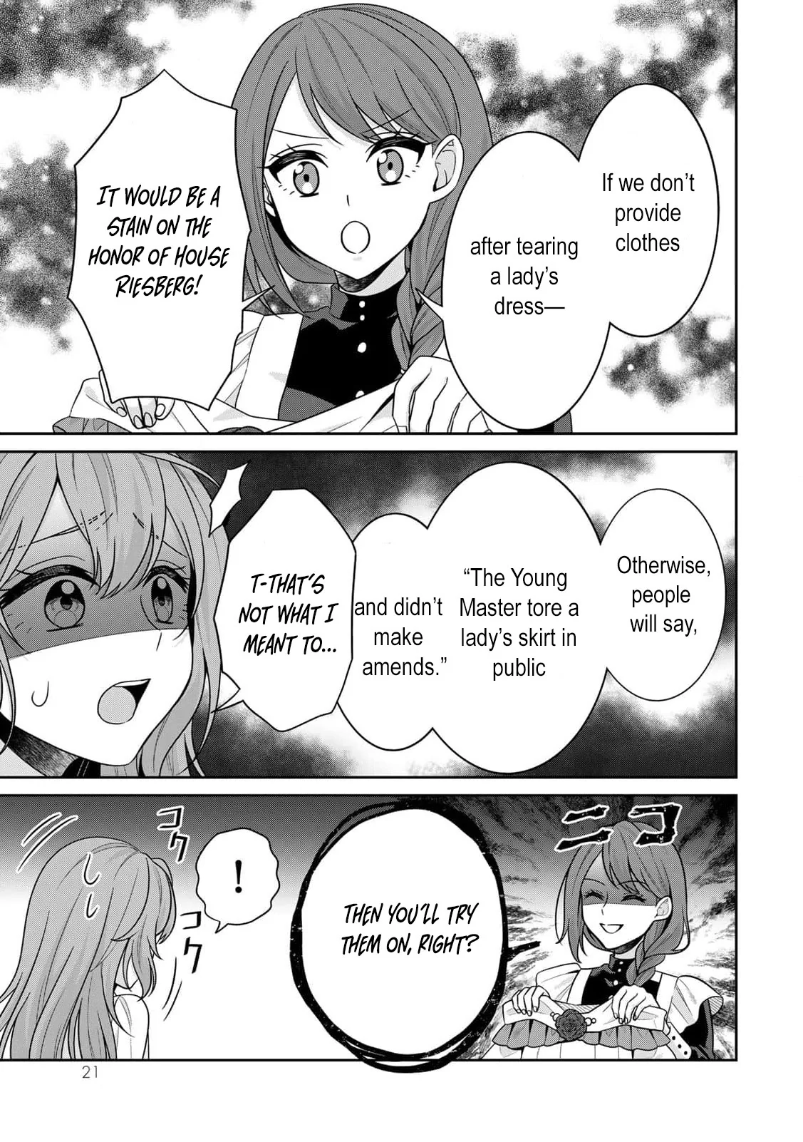 Shinjuu Kishi-sama no Senzoku Maid Chapter 5 - page 24
