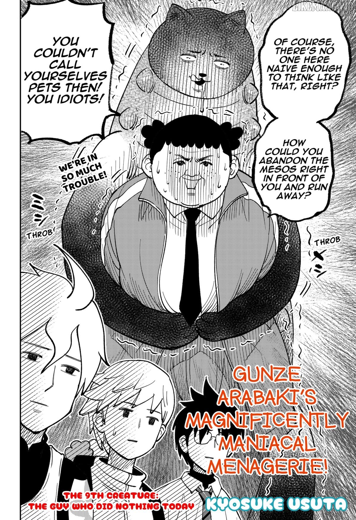 Gunze Arabaki's Magnificently Maniacal Menagerie! Chapter 9 - page 2