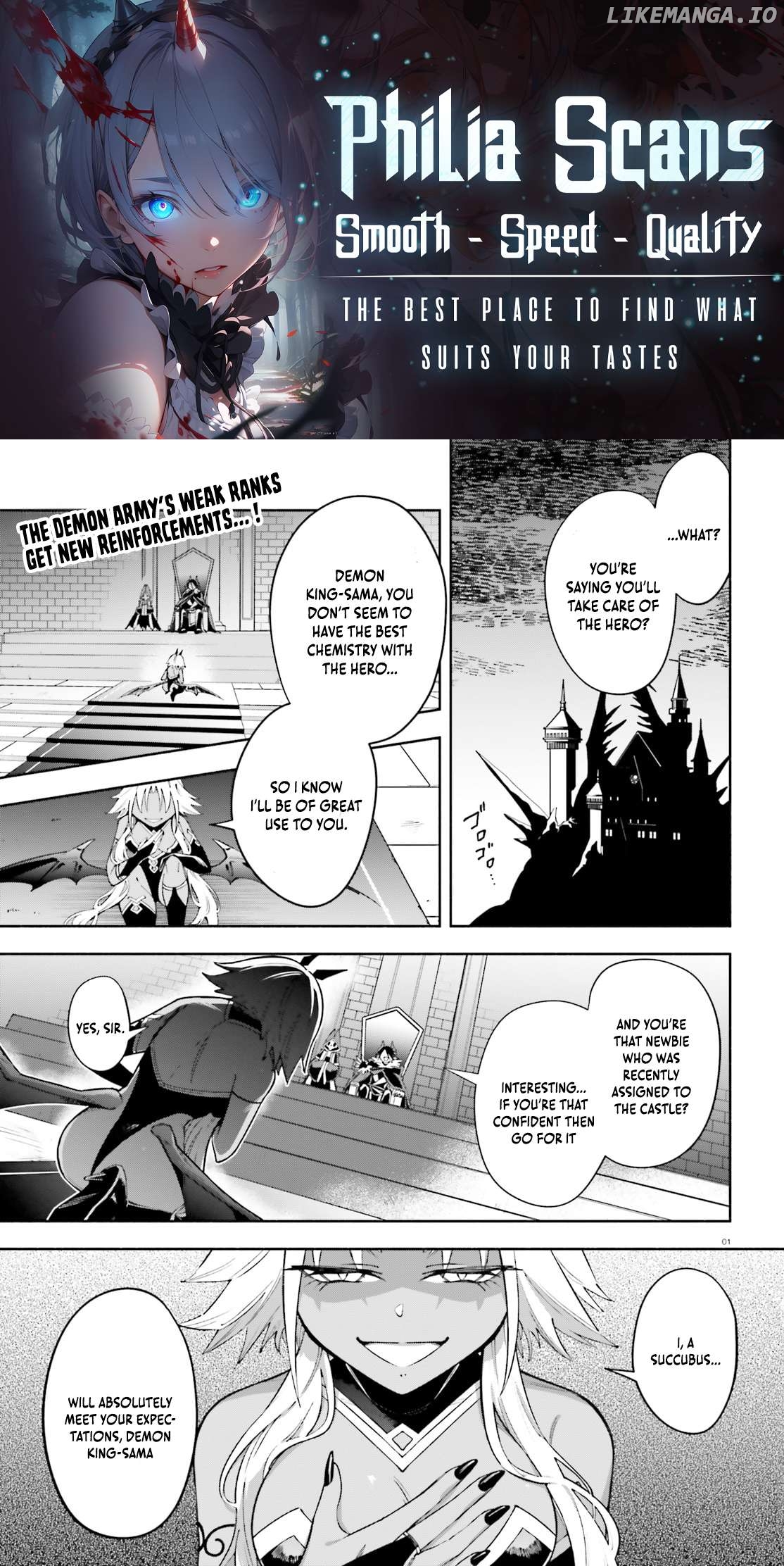 Yuusha wa Maou ga Sukirashii Chapter 4 - page 1