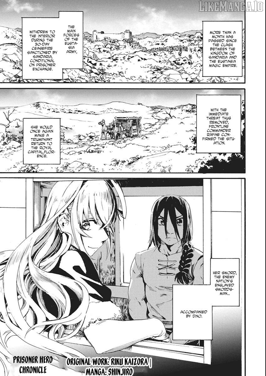 Horyo Eiyuu ~Sute koma ni sareta Kendo wa Tekikoku de Nariagaru~ Chapter 5 - page 1
