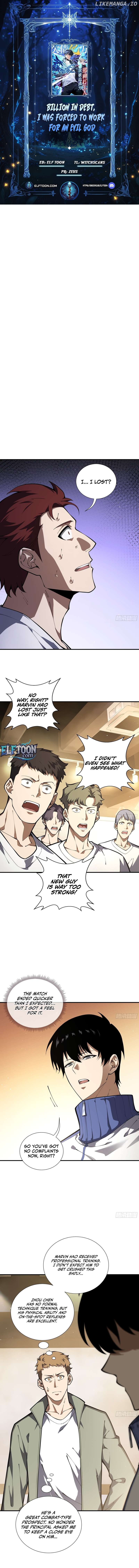 I Owe A Billion Dollars And I am Forced to Become A Worker For An Evil God Chapter 7 - page 1