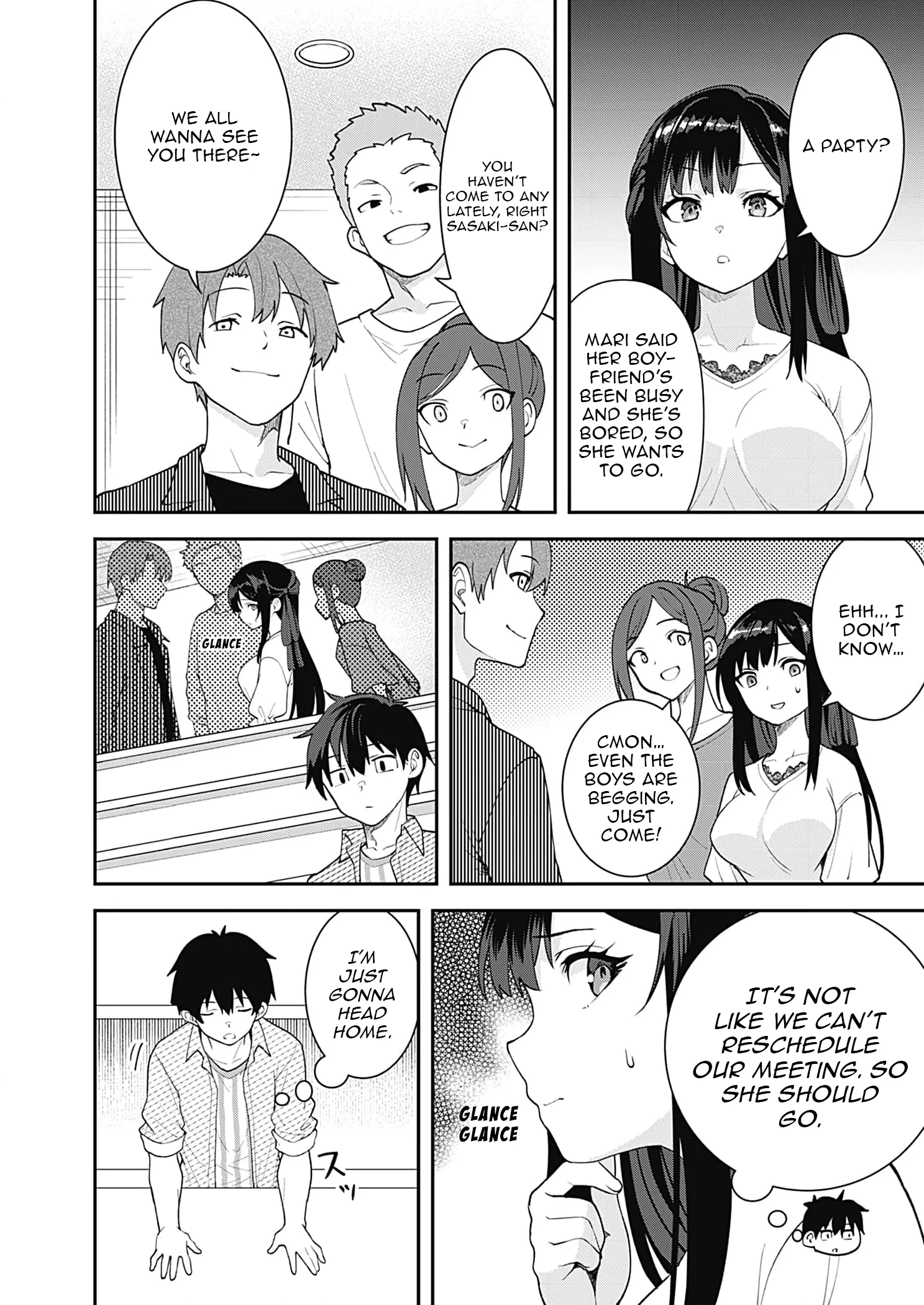 Sasayaki Sasaru Sasaki-san Chapter 3 - page 12