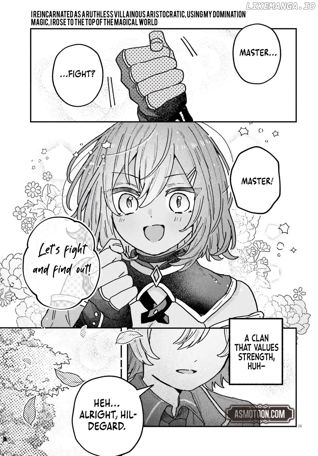 I Reincarnated as a Ruthless Villainous Aristocratic, using my Domination Magic, I Rose to the top of the Magical World Chapter 1 - page 36