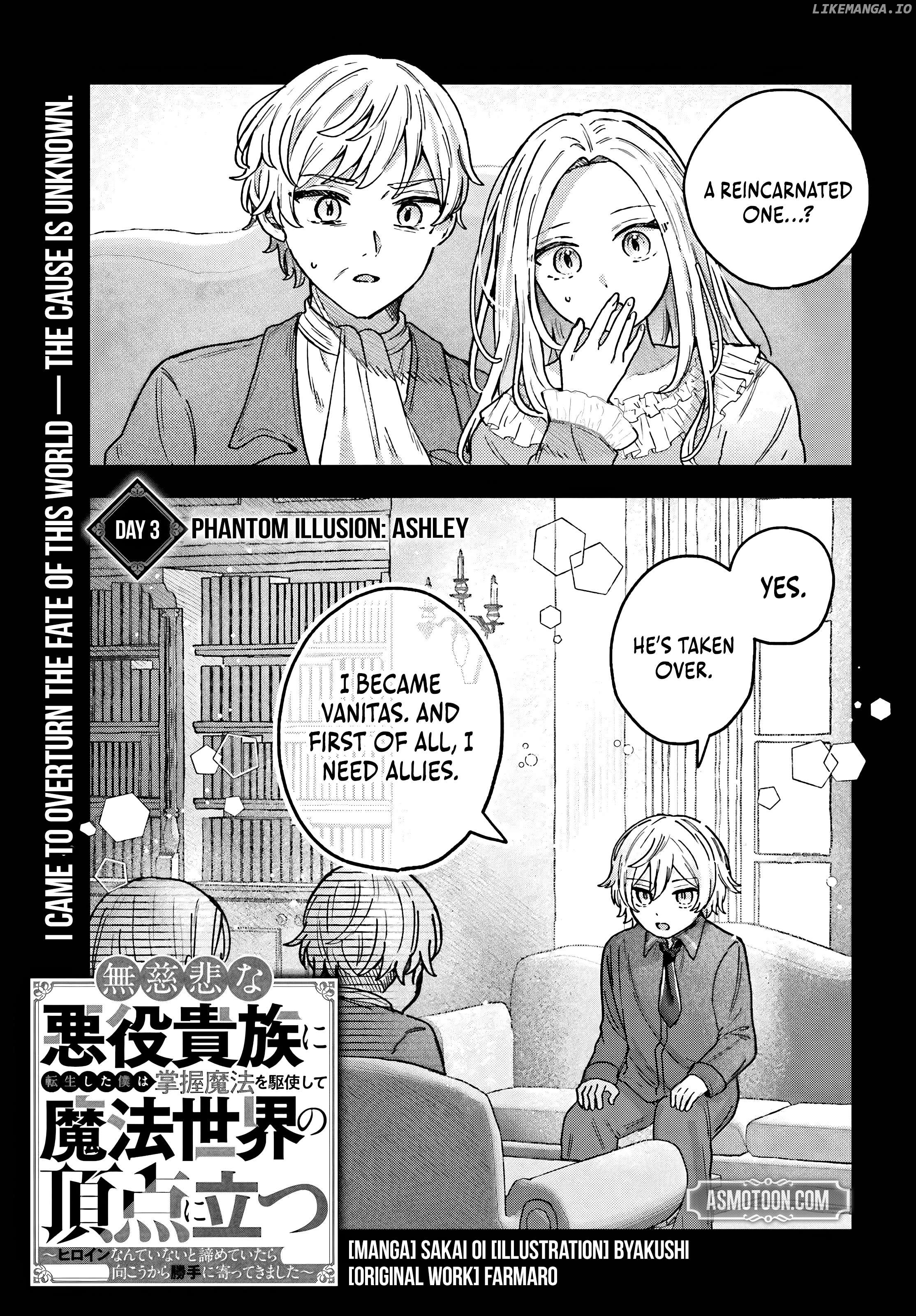 I Reincarnated as a Ruthless Villainous Aristocratic, using my Domination Magic, I Rose to the top of the Magical World Chapter 3.1 - page 2