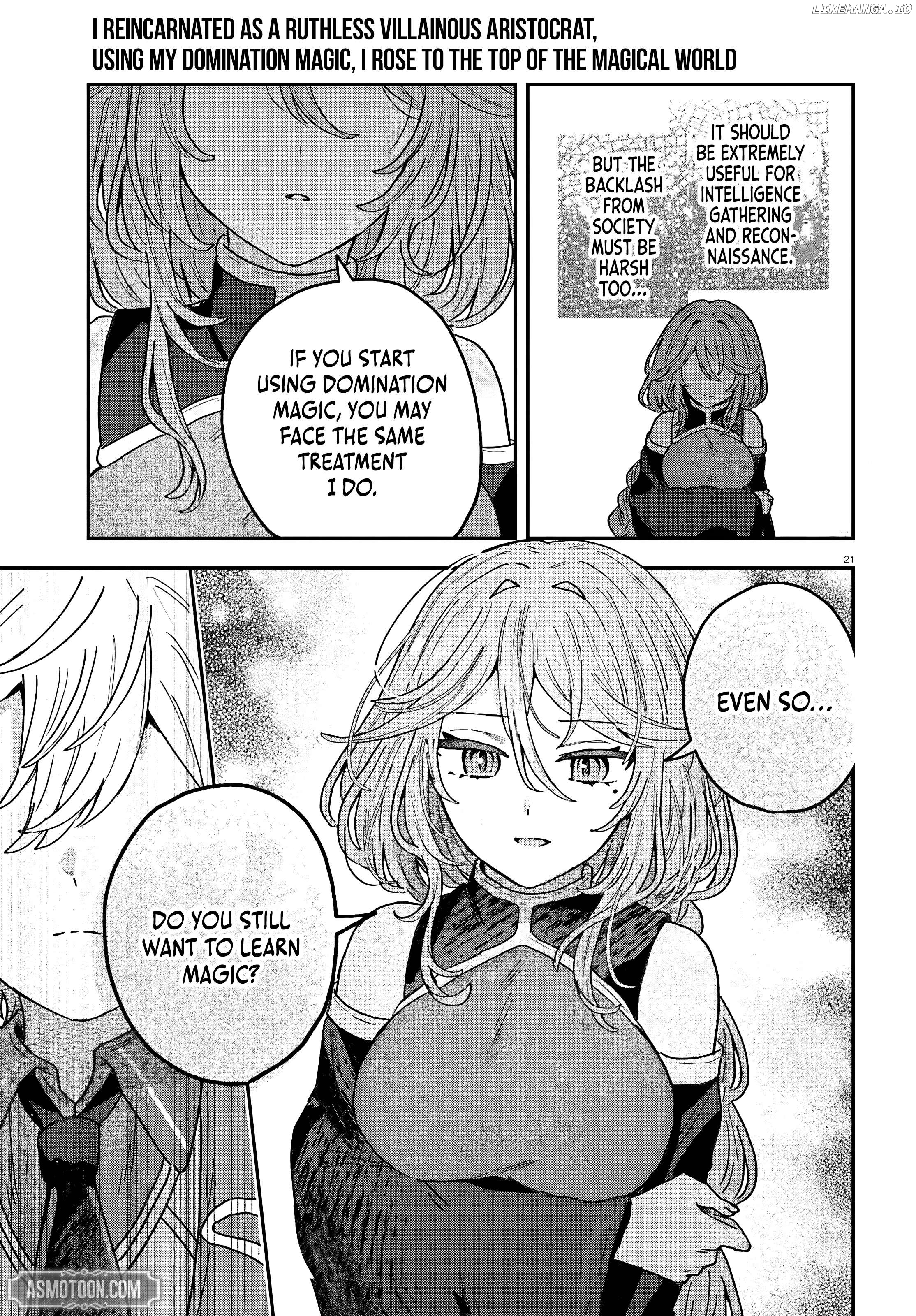 I Reincarnated as a Ruthless Villainous Aristocratic, using my Domination Magic, I Rose to the top of the Magical World Chapter 3.2 - page 8