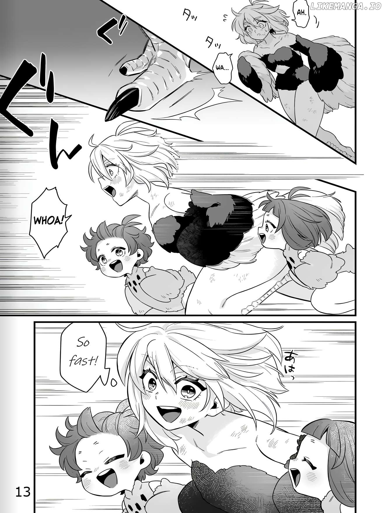 Dachoujuujin no wa Chamecha Musou Aho Kawaii Saikyou Shuzoku no Riidaa ni Narimashita Chapter 1 - page 13