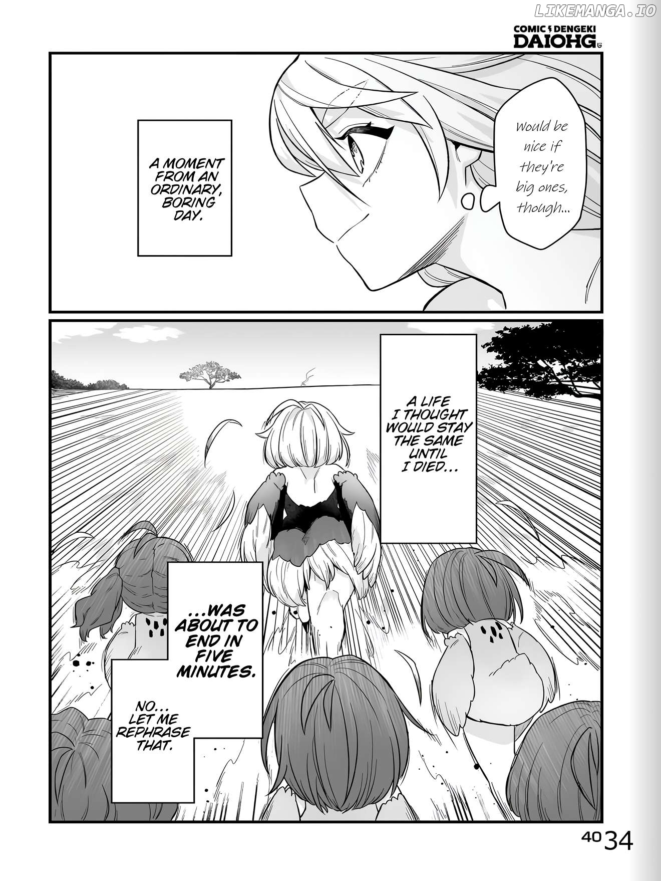 Dachoujuujin no wa Chamecha Musou Aho Kawaii Saikyou Shuzoku no Riidaa ni Narimashita Chapter 1 - page 34