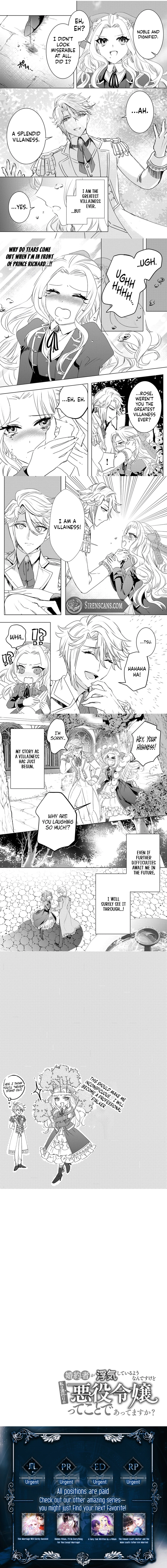 It Seems That My Fiancé Is Cheating on Me, but Does That Mean I'm a Popular Villainess? Chapter 1 - page 4