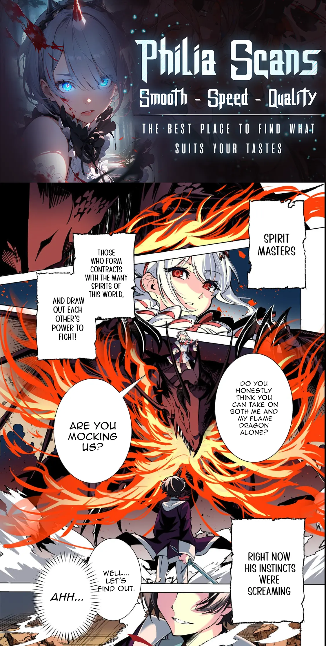Spirit Master Who is Thought to be Hiding His True Ability is Actually Always Fighting Very Seriously Chapter 1 - page 1