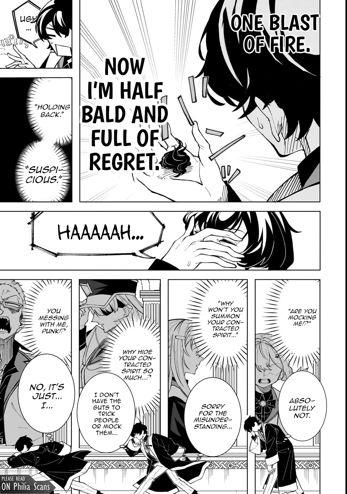 Spirit Master Who is Thought to be Hiding His True Ability is Actually Always Fighting Very Seriously Chapter 1 - page 24