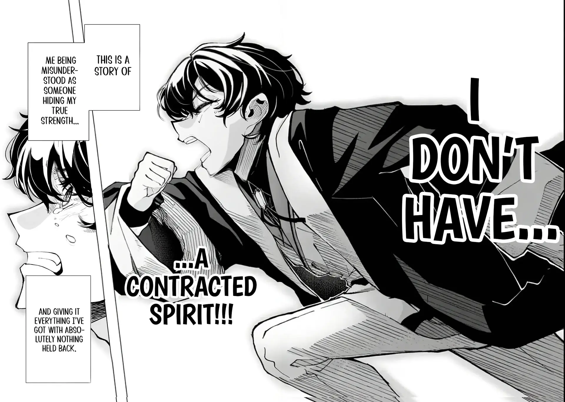 Spirit Master Who is Thought to be Hiding His True Ability is Actually Always Fighting Very Seriously Chapter 1 - page 25