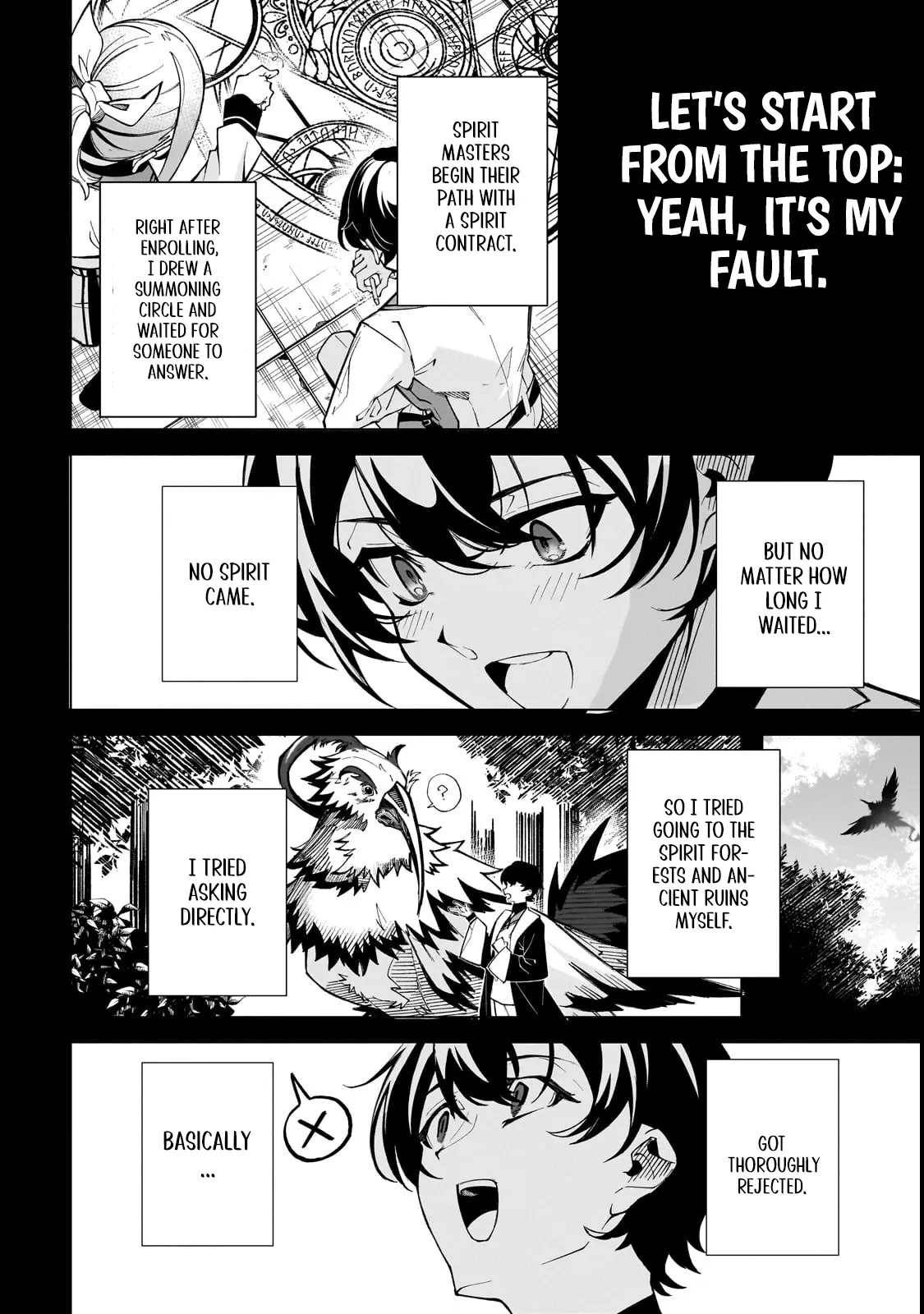 Spirit Master Who is Thought to be Hiding His True Ability is Actually Always Fighting Very Seriously Chapter 1 - page 26