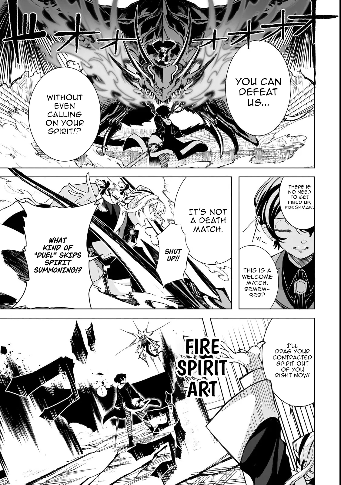Spirit Master Who is Thought to be Hiding His True Ability is Actually Always Fighting Very Seriously Chapter 1 - page 8
