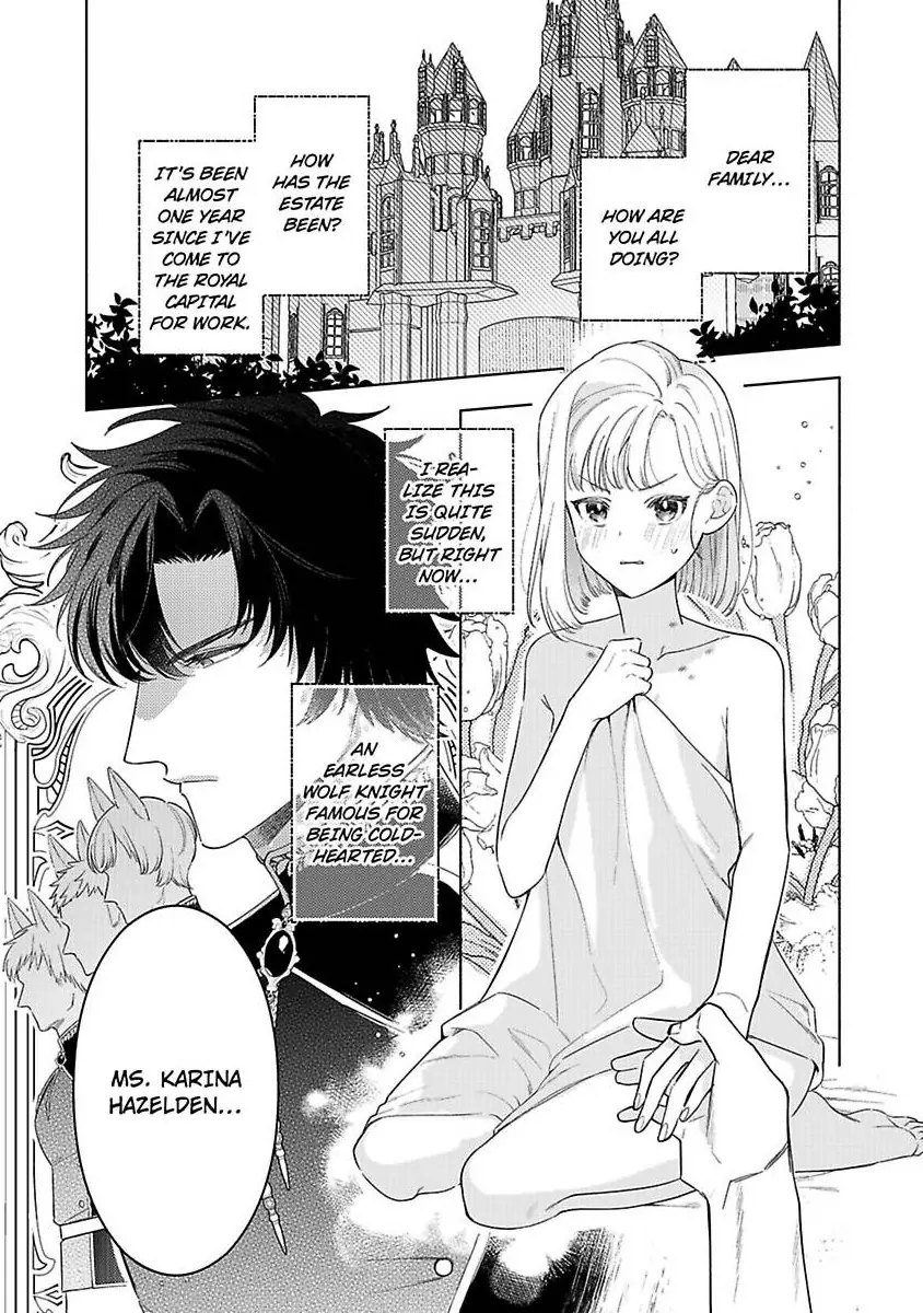 Ookami Kishi-sama ga Watashi wo Sukisugite Sotobori wo Umete Kimasu!? - Dekasegi Reijou Kekkon Monogatari Chapter 1 - page 3